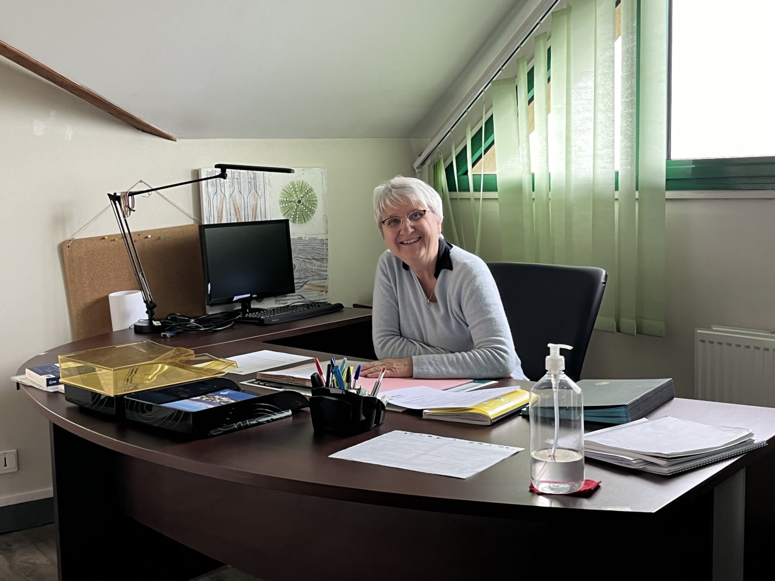armelle au bureau Armelle Person