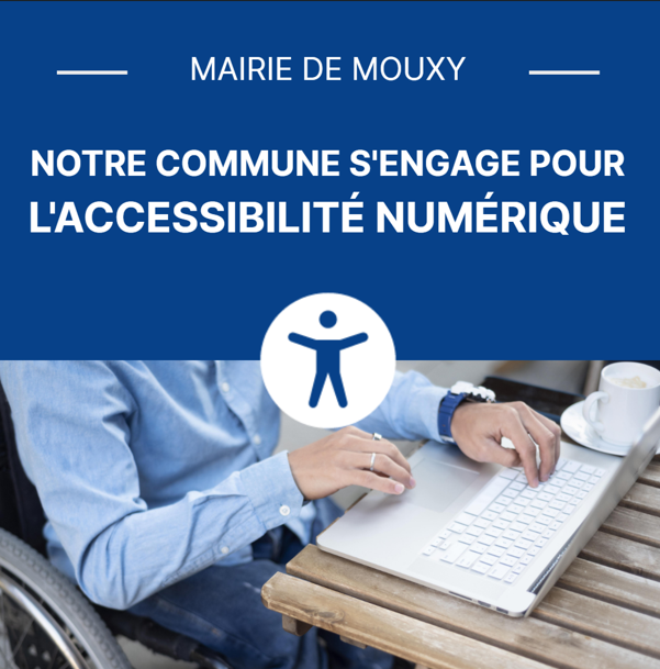 TEXTE ALTERNATIF : Mouxy s'engage pour l'Accessibilité Numérique